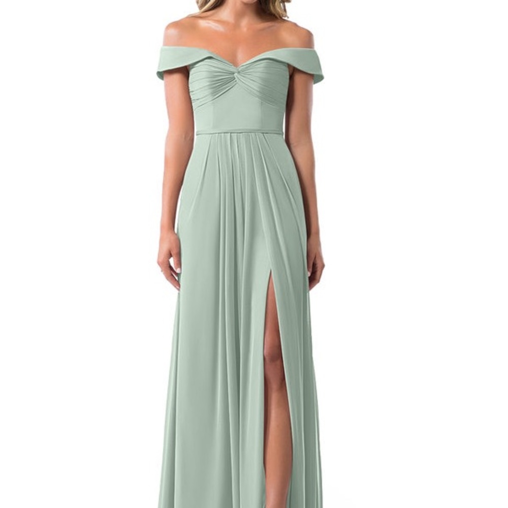 AZAZIE Almendra agave bridesmaid dress